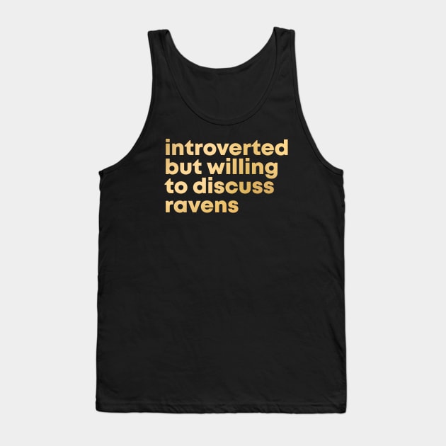 Raven Tank Top by OKDave